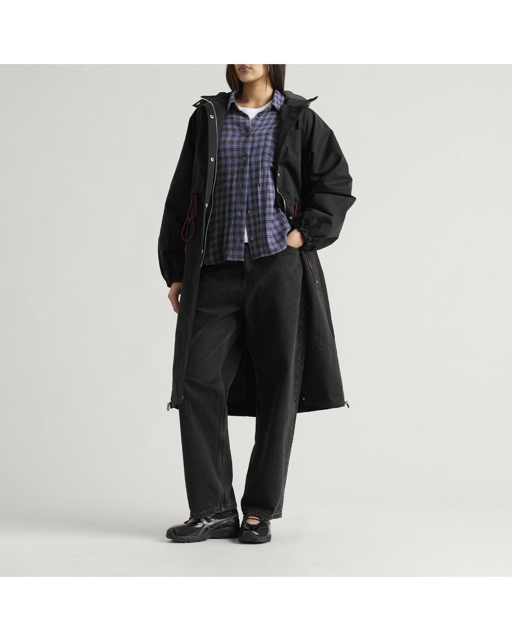 Damson Madder Black End. X Logan Raincoat