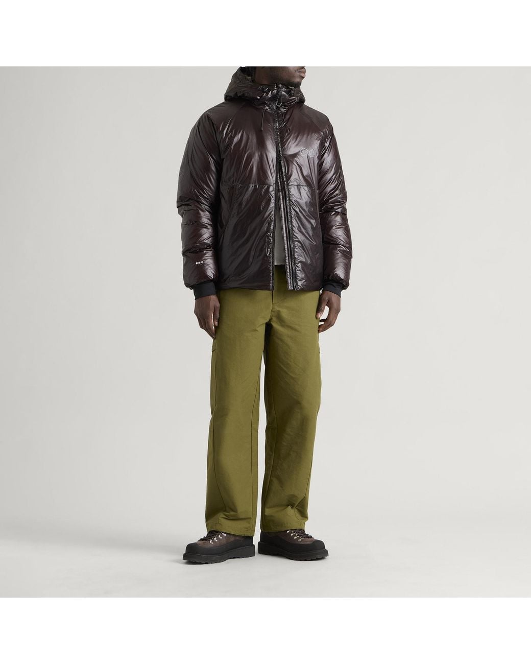 Purple Mountain Observatory Black Shield Translucent Down Jacket for men