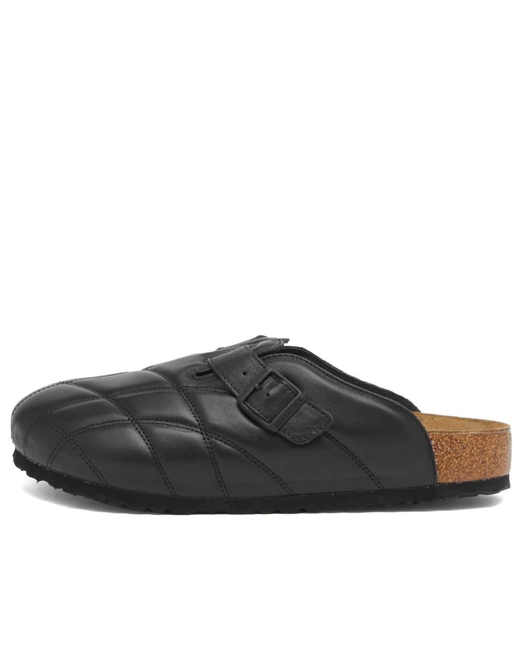 Birkenstock Boston Quilted Clog in Black for Men | Lyst