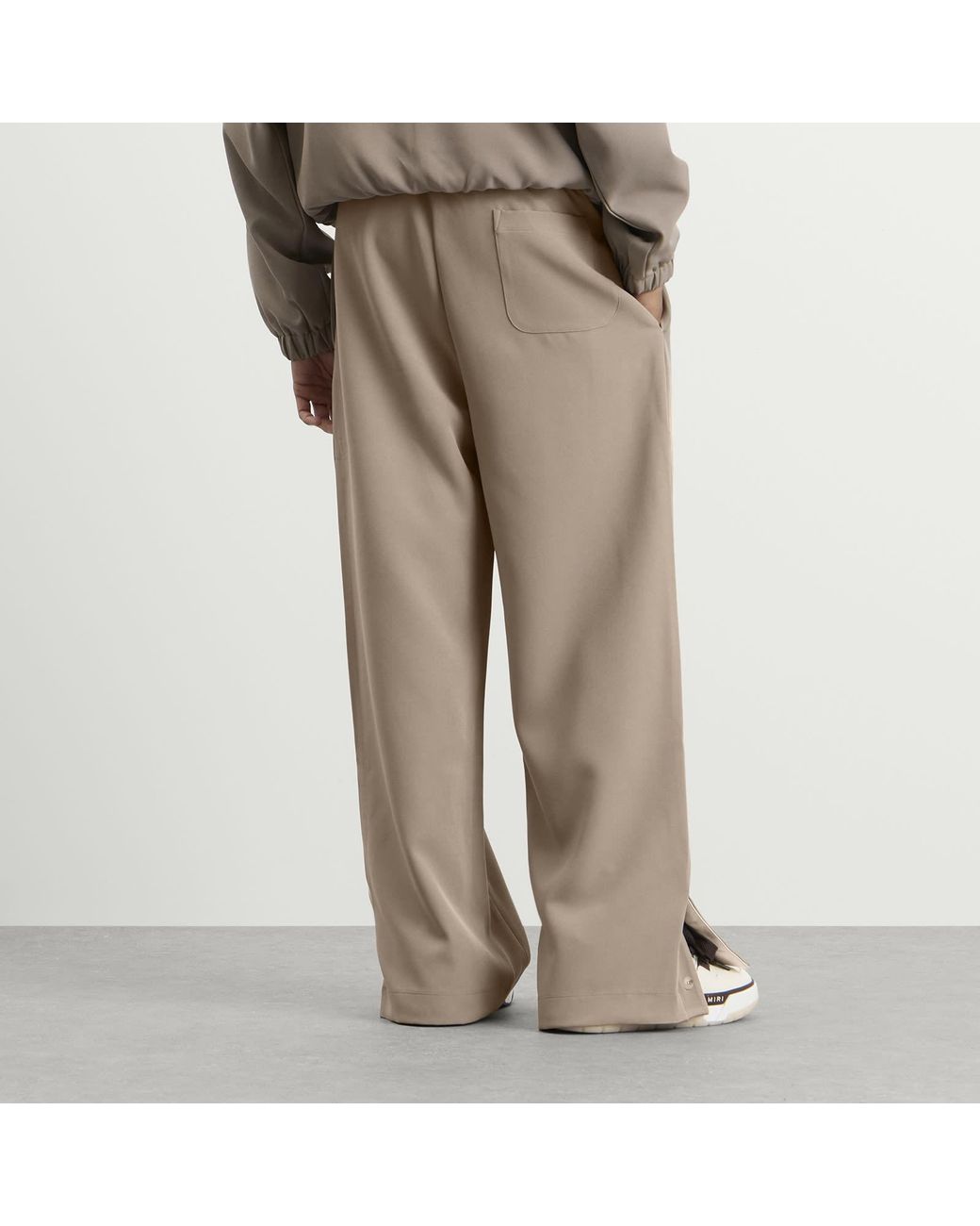 Amiri Brown Patch Cady Track Pant for men