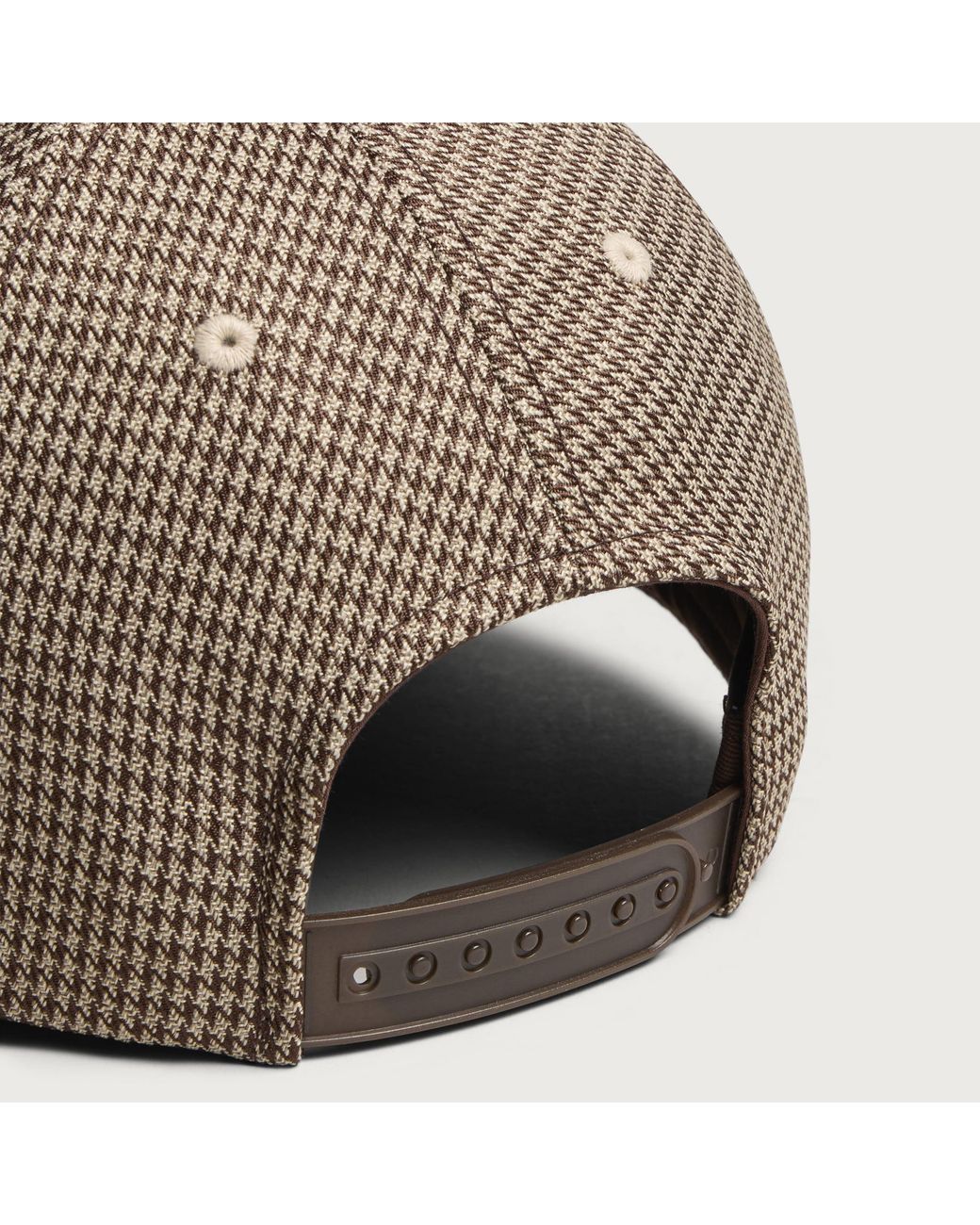 Dime Brown Classic Houndstooth Low Pro Cap for men