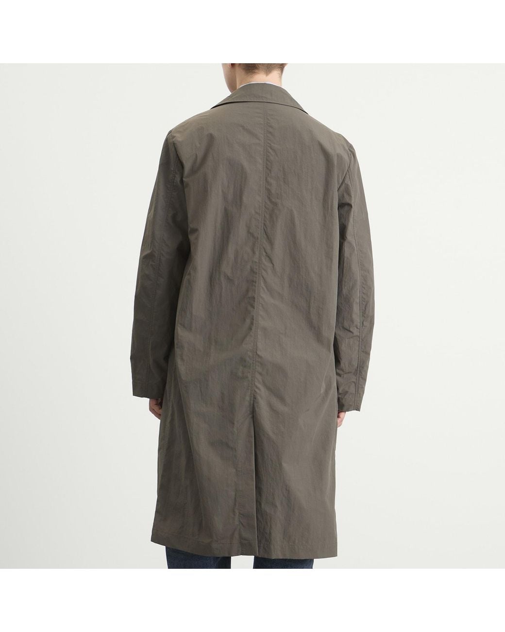 Dries Van Noten Brown Washed Water Repellent Trench Coat for men