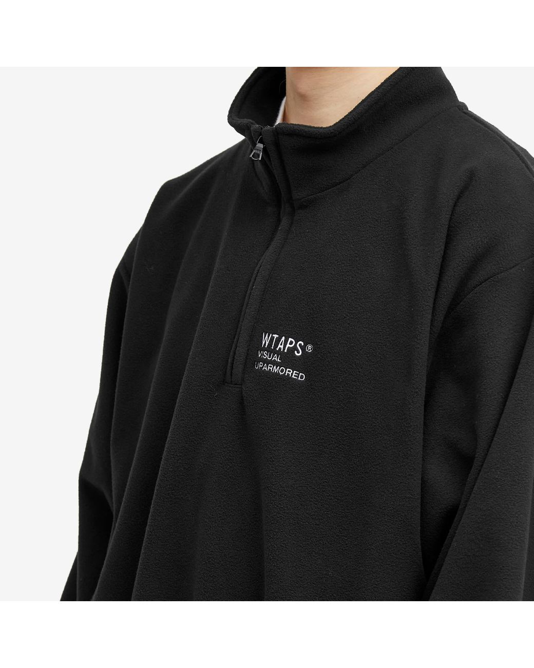 wtaps-Black-33-Quarter-Zip- wtaps-Black-33-Quarter-Zip-