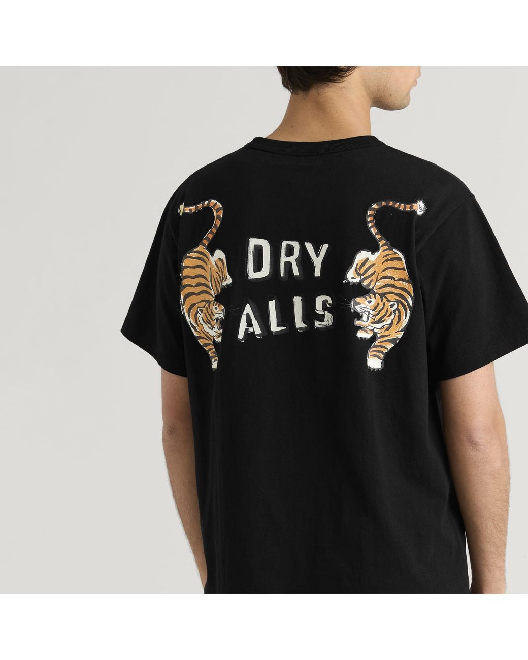 Human Made Black Sketch Logo T-Shirt for men