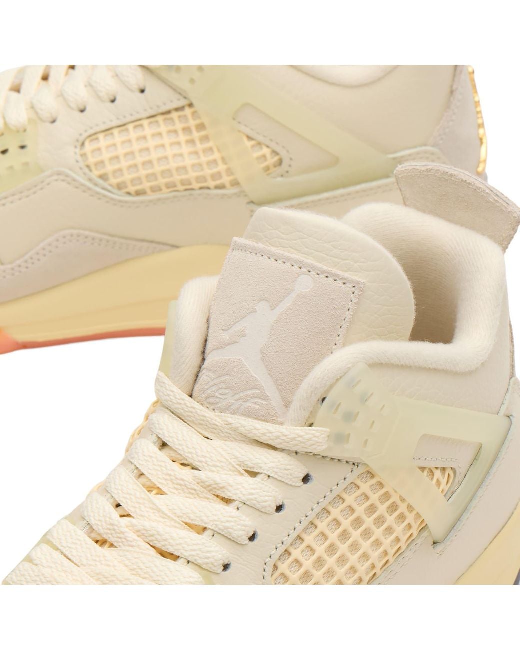 Nike White W 4 Retro Sneaker