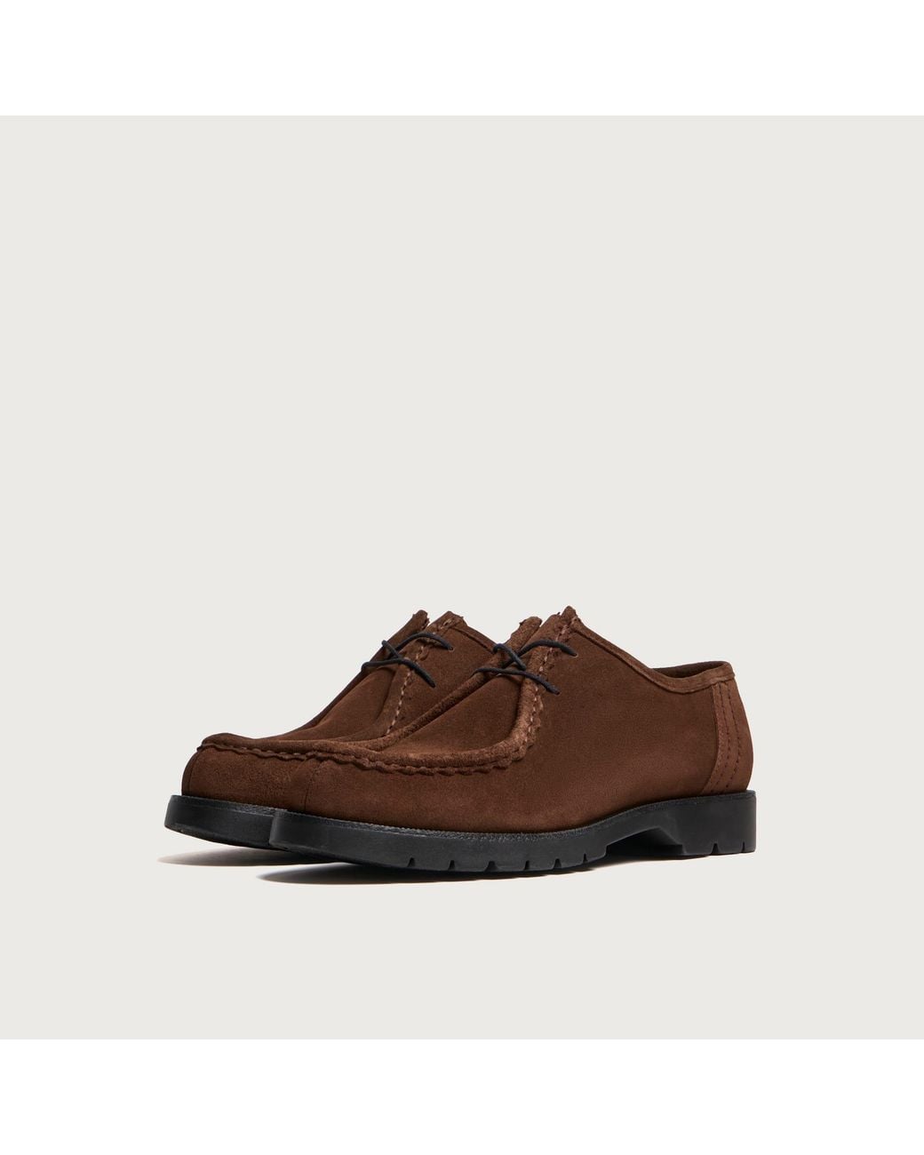 Kleman Brown Padror Suede Shoe for men