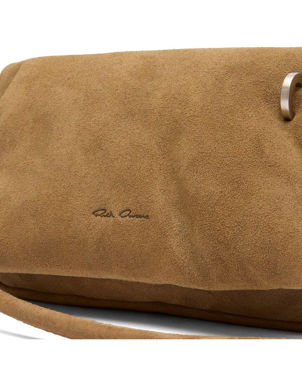 Rick Owens Natural Shoulder Pillow Griffin Bag