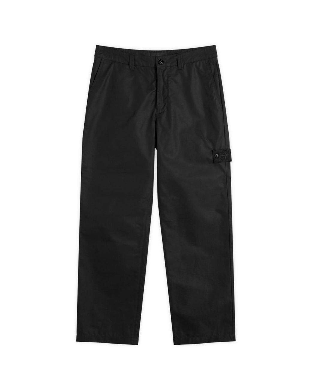 Stone Island Ghost All Weather Cotton Canvas Trousers in Gray for Men ...