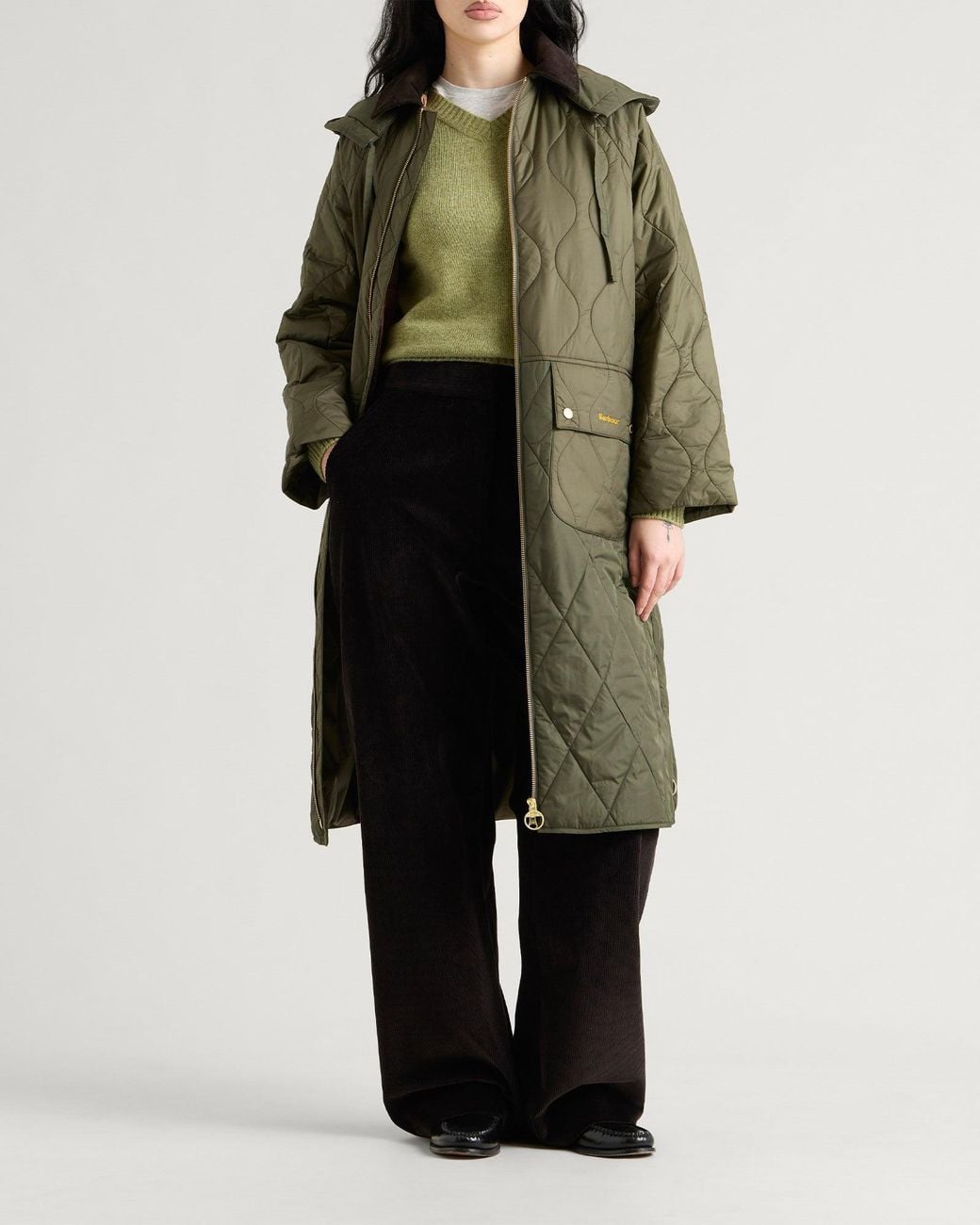 Barbour Green Osbourne Quilted Jacket