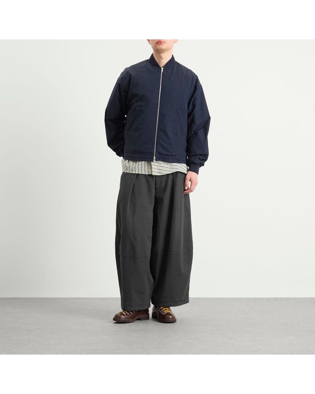 YMC Blue Technical Basement Bomber Jacket for men