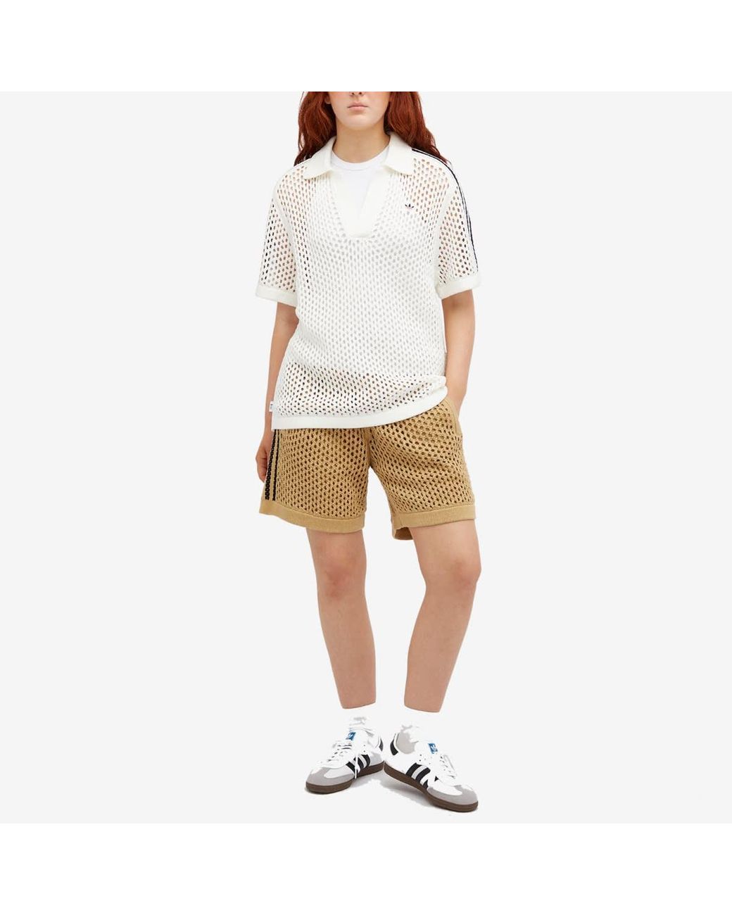 adidas Clot Crochet By Ec Polo in White | Lyst adidas Clot Crochet By Ec Polo in White | Lyst