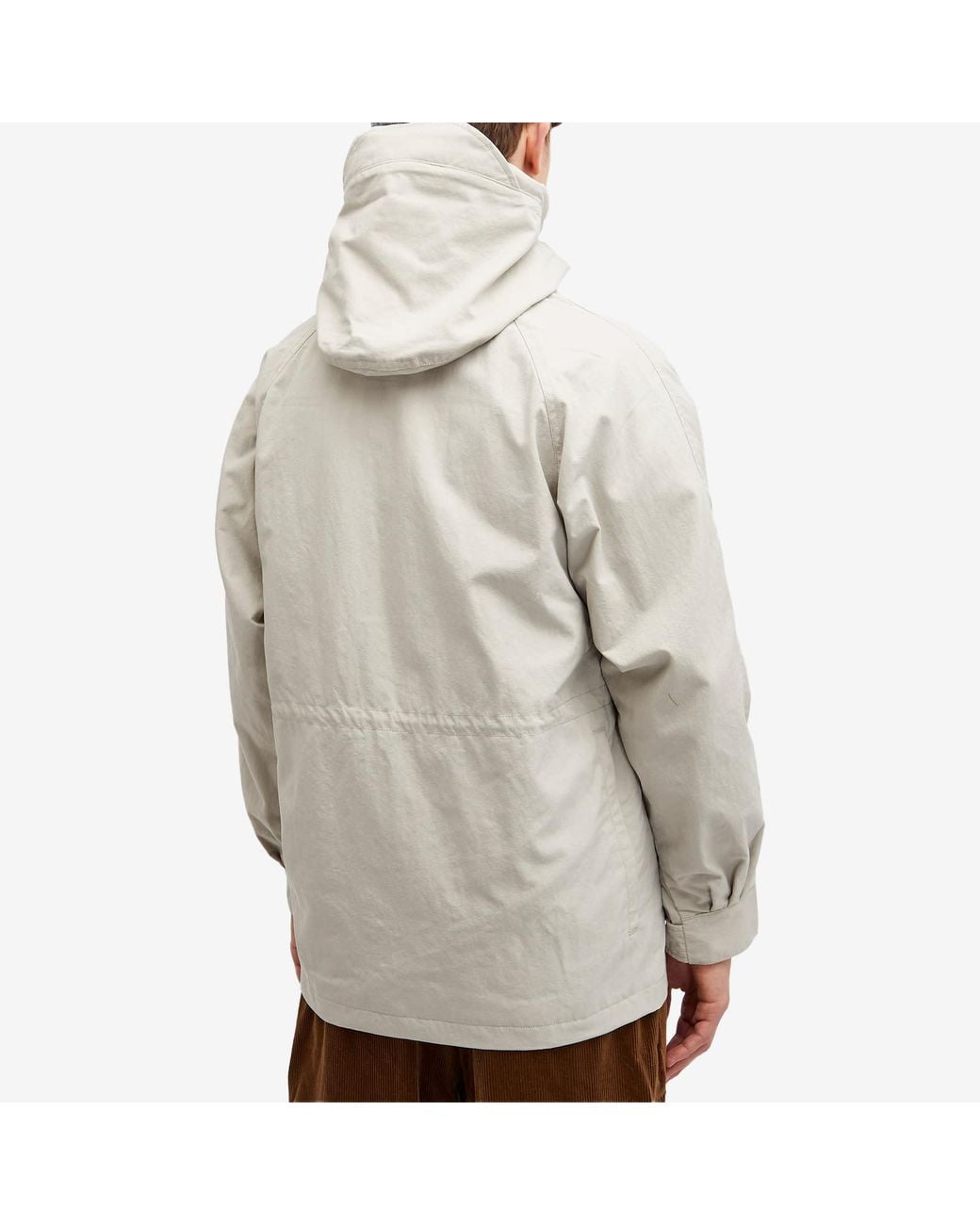 Beams Plus Nylon Mountain Parka Jacket in White for Men | Lyst UK