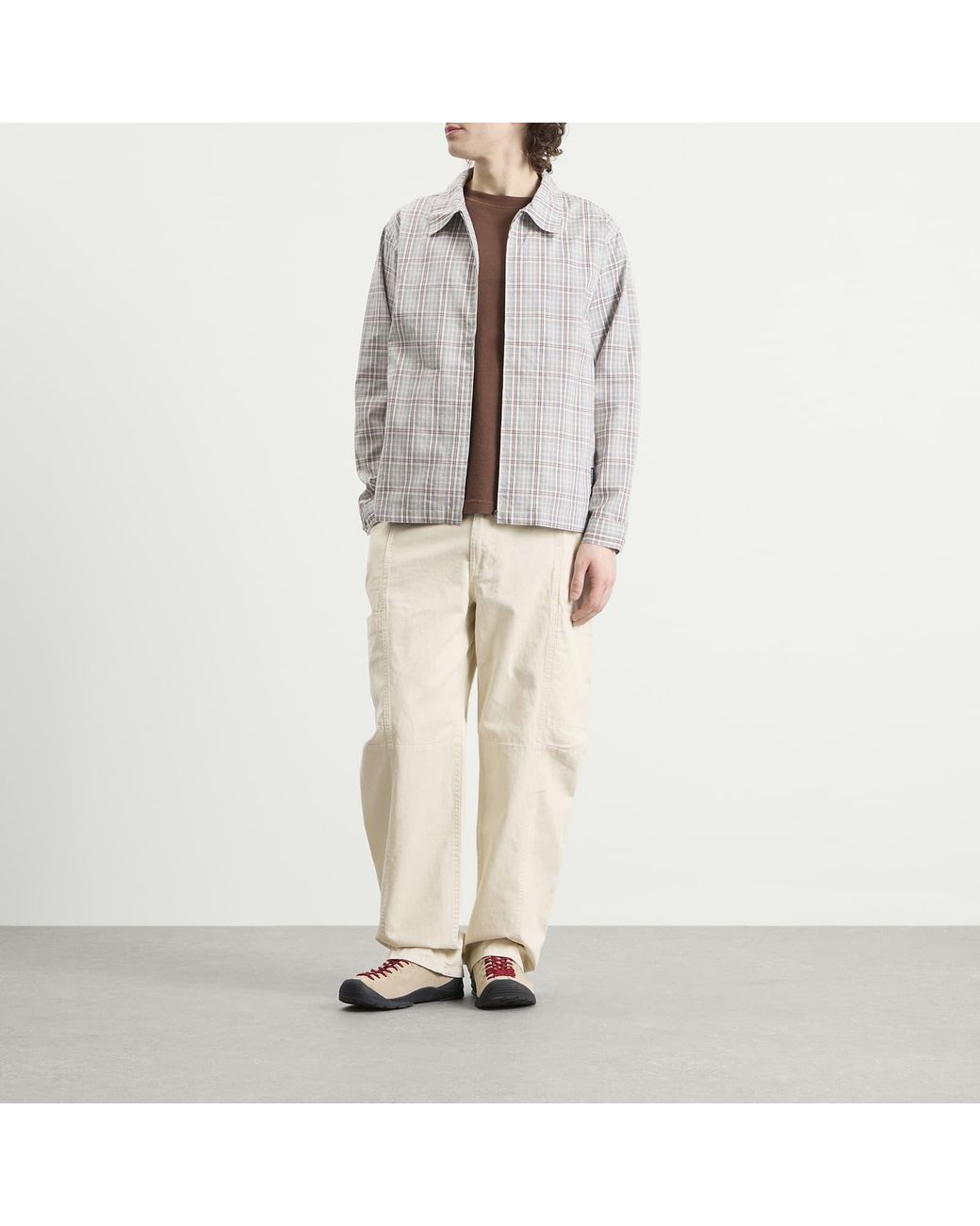 Gramicci Gray Zip-Up Garage Jacket for men