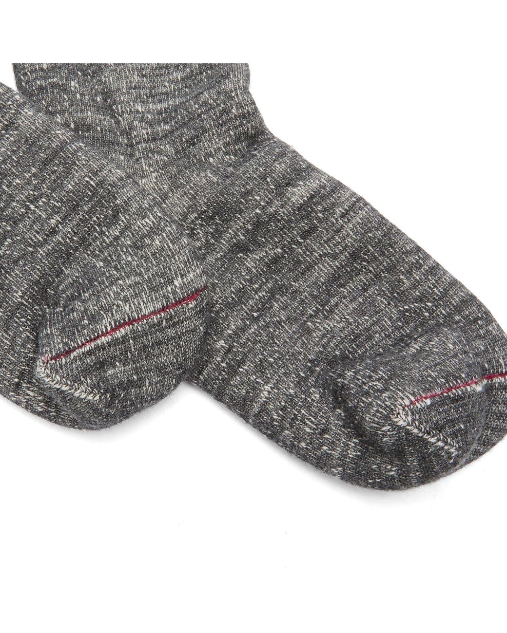 RoToTo Gray Double Face Socks for men