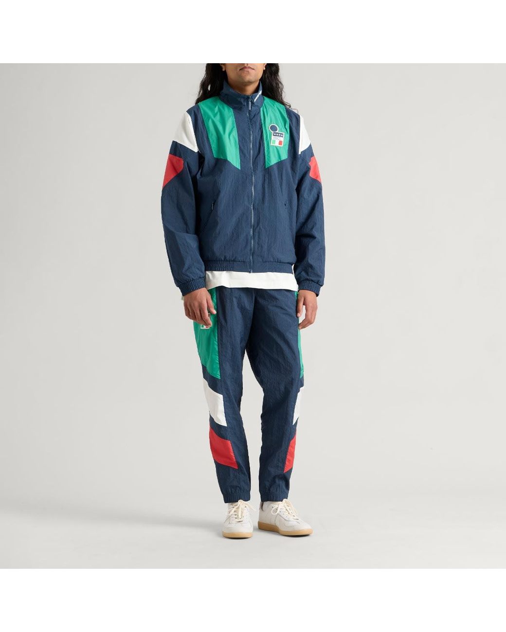 Adidas Blue Figc Eqt Track Pant for men