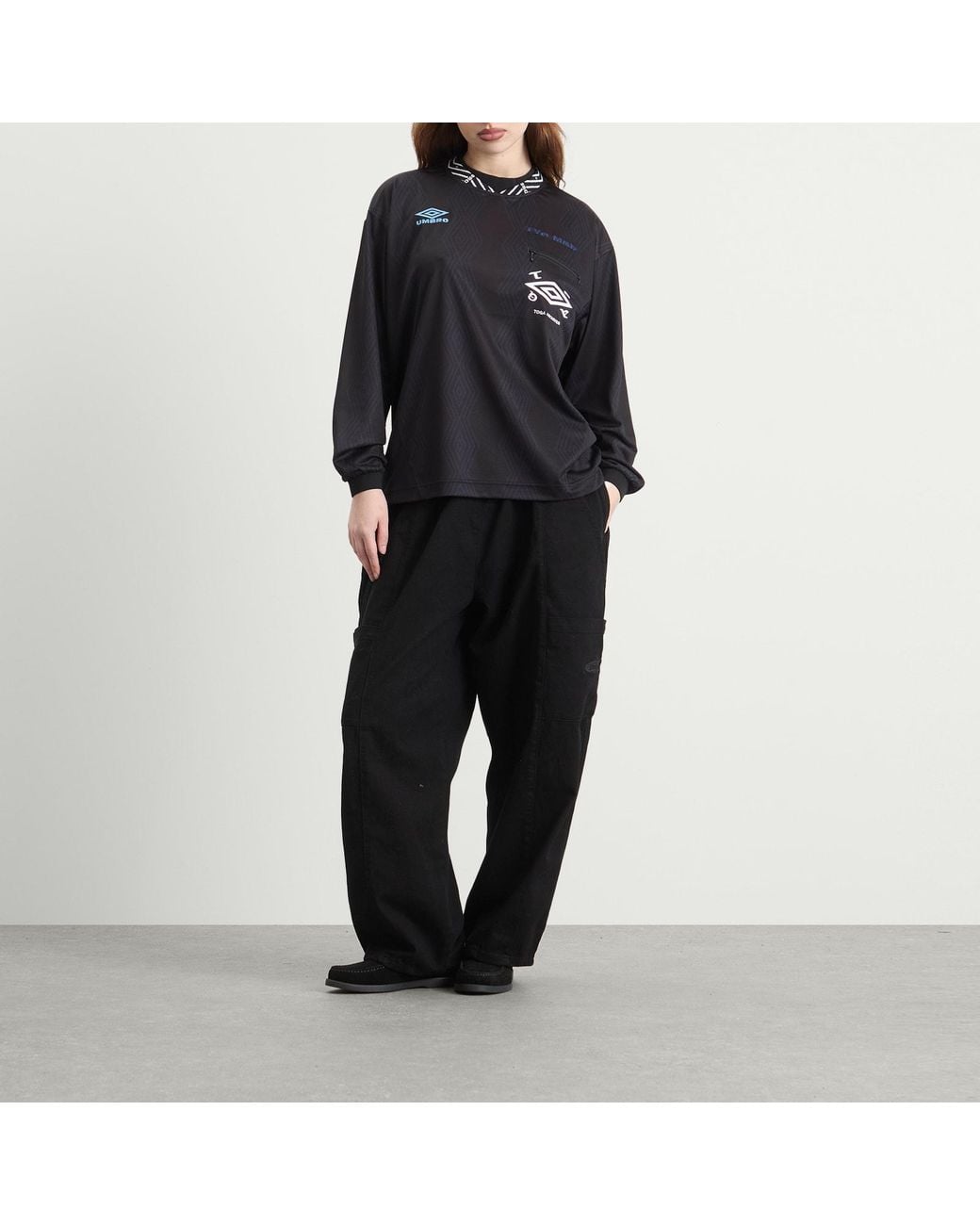 Toga Black Toga X Umbro Game Shirt Long Sleeve