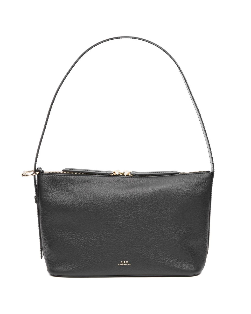 A.P.C. Vera Baguette Bag in Black | Lyst