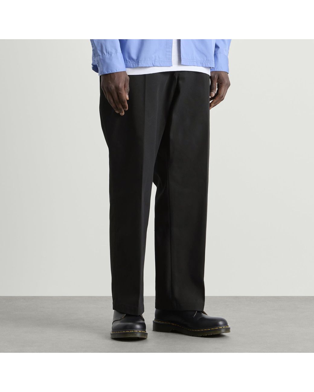 Neighborhood Black Wide Work Pants for men