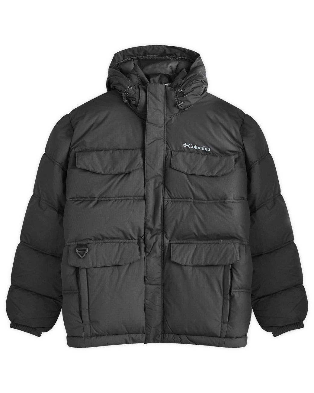 Columbia Insulated Puffer Down Jacket in Black for Men | Lyst