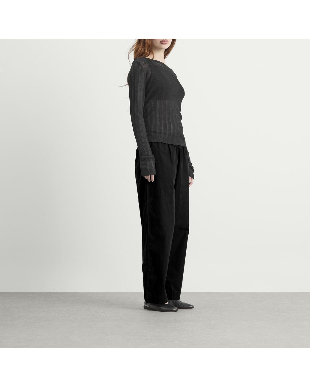 Deiji Studios Black Ease Trousers