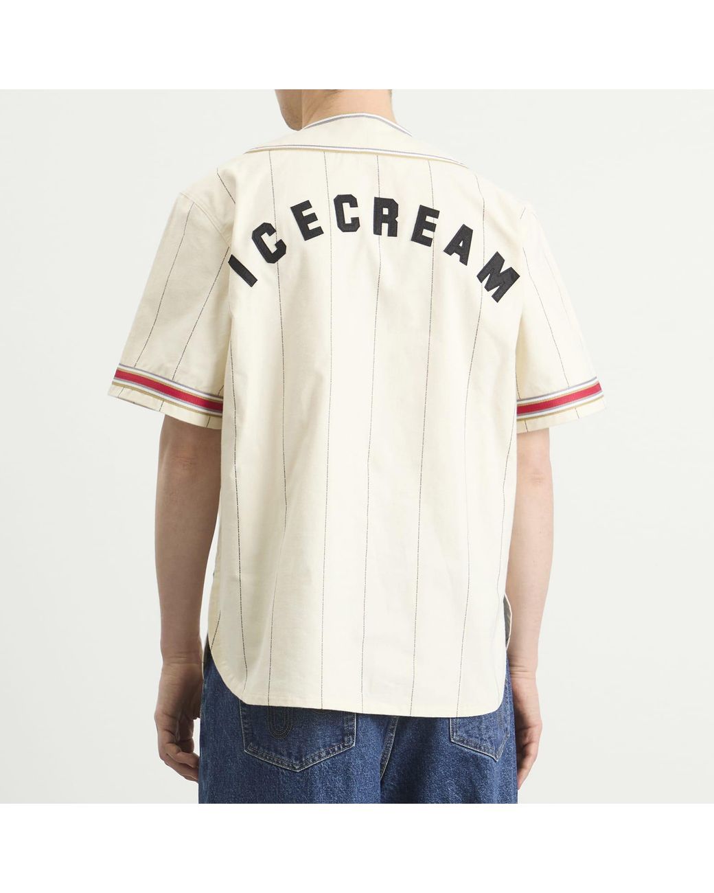 ICECREAM Natural Ic Baseball Jersey for men