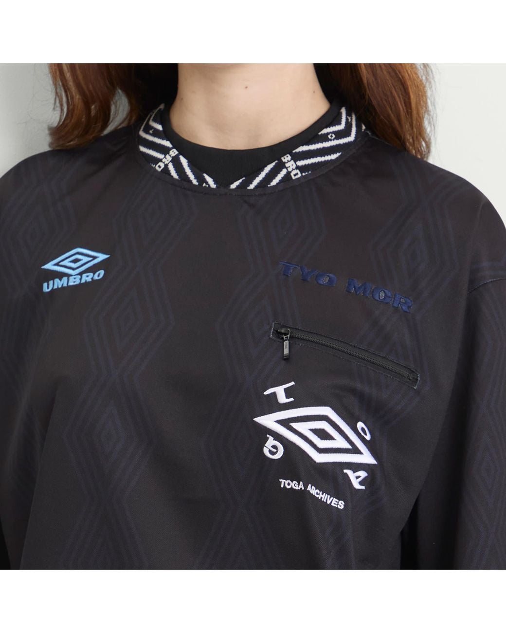 Toga Black Toga X Umbro Game Shirt Long Sleeve