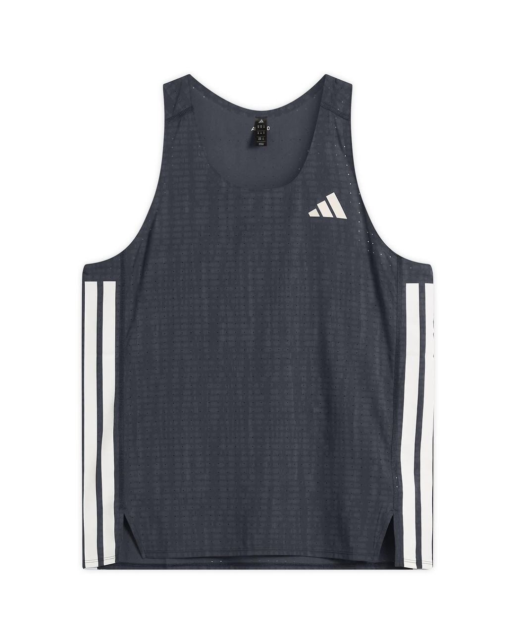 Adidas Originals Blue Adizero Singlet Vest for men