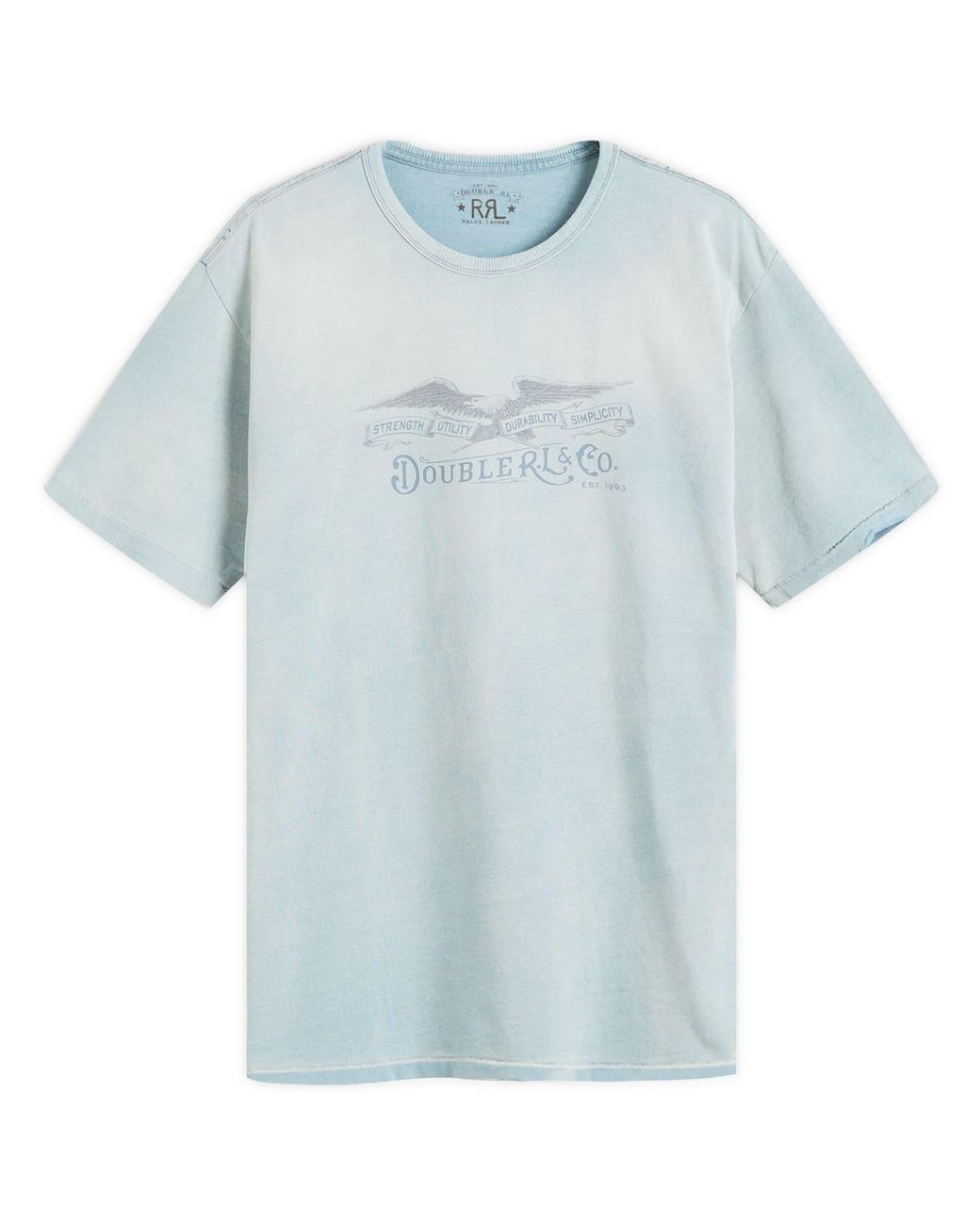 RRL Eagle Graphic T-Shirt in Blue for Men | Lyst