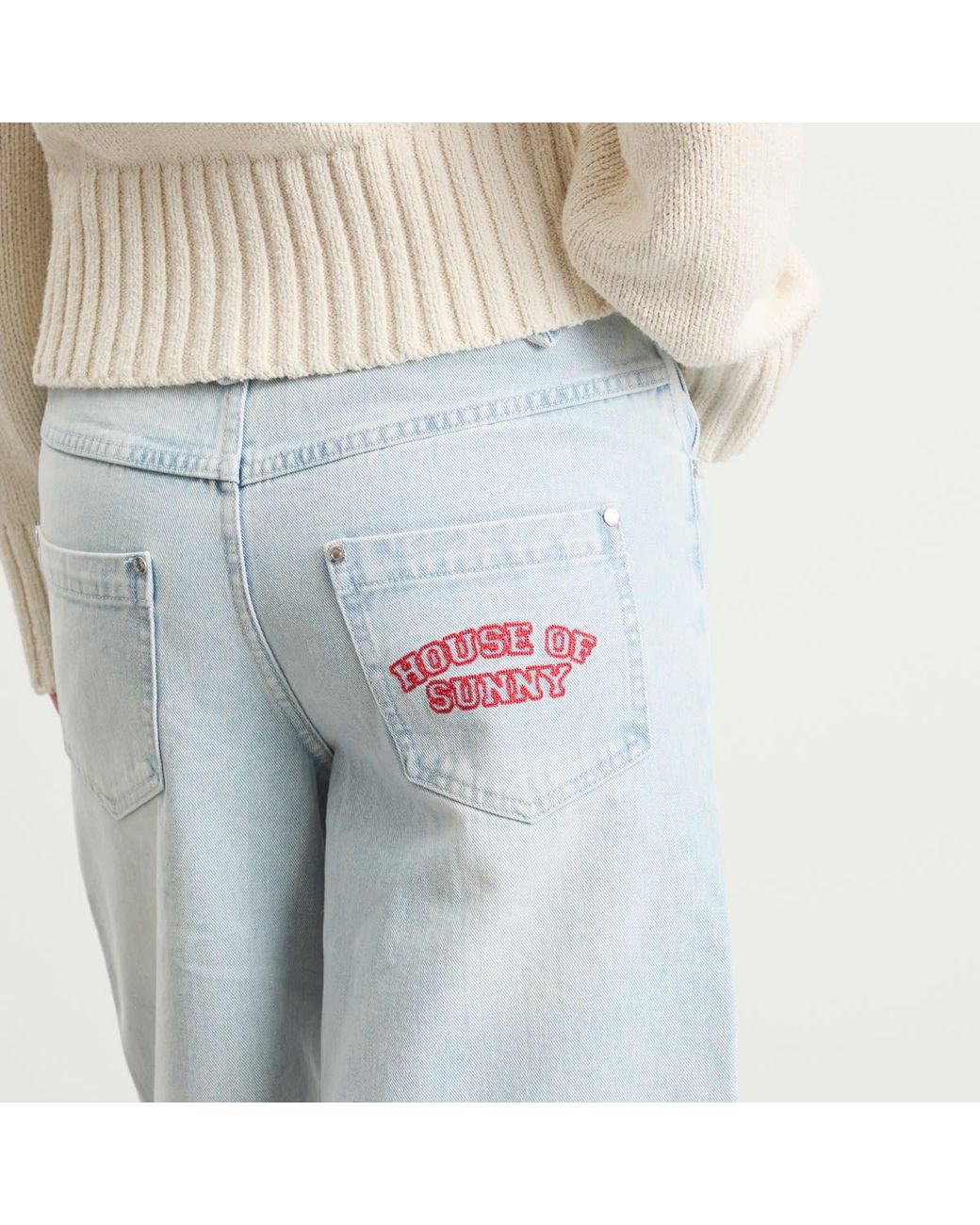 House Of Sunny Blue Sundown Denim Shorts