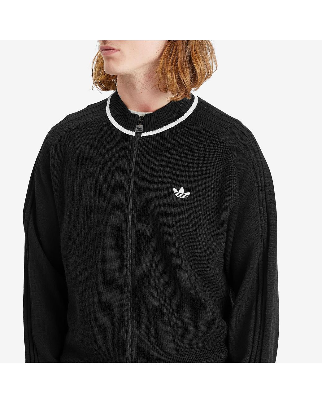adidas プレミアム カーディガン adidas Premium Cardigan in Black for Men | Lyst