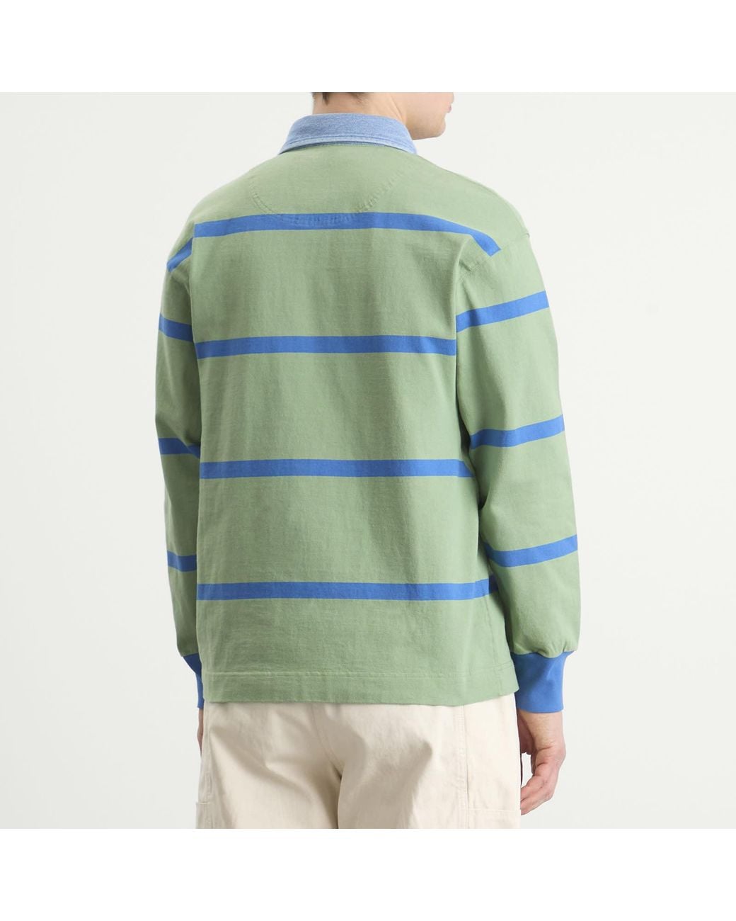 Gramicci Green Langdon Rugby Shirt for men