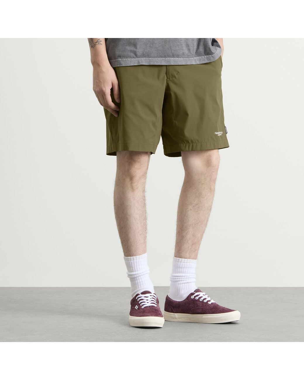 Neighborhood Green Multifunctional Shorts for men