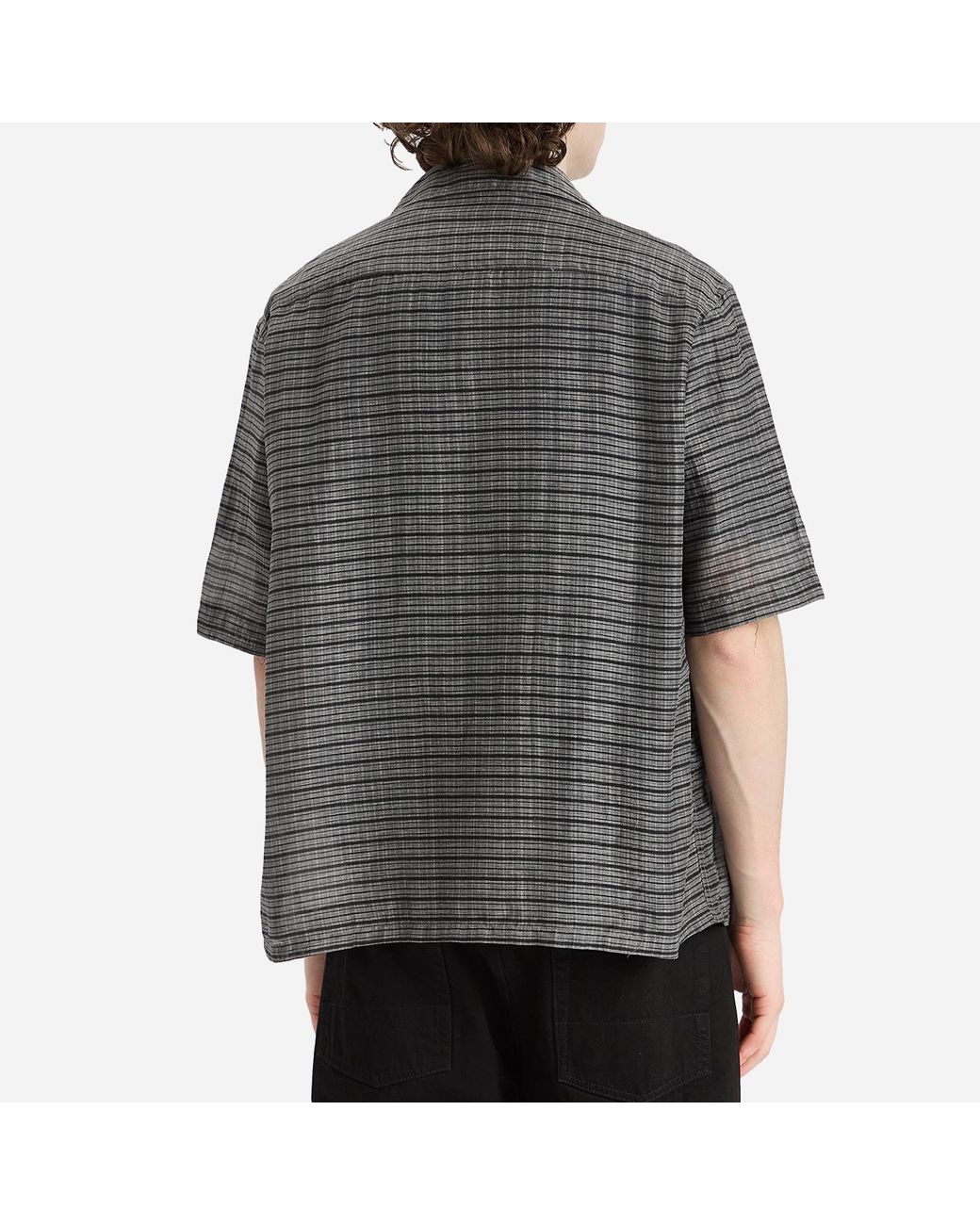 Our Legacy Heusen Shirt Shortsleeve in Gray for Men | Lyst
