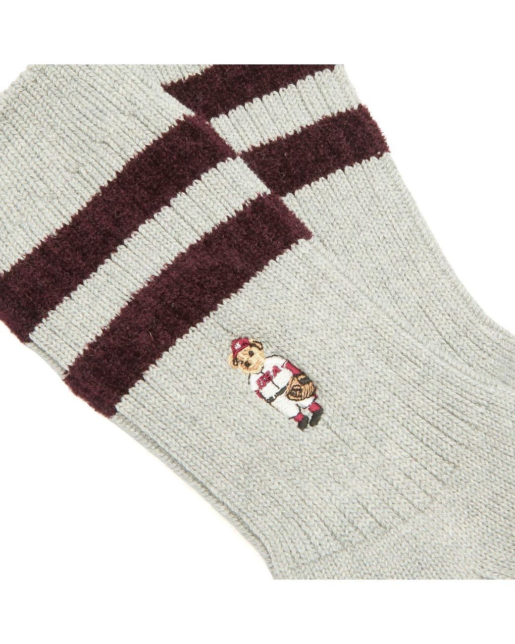 Rostersox Gray 84 Bear Socks