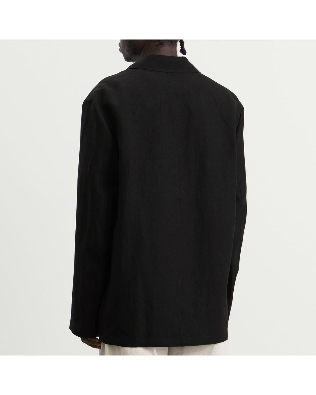 Studio Nicholson Black Denson Single Breasted Blazer for men