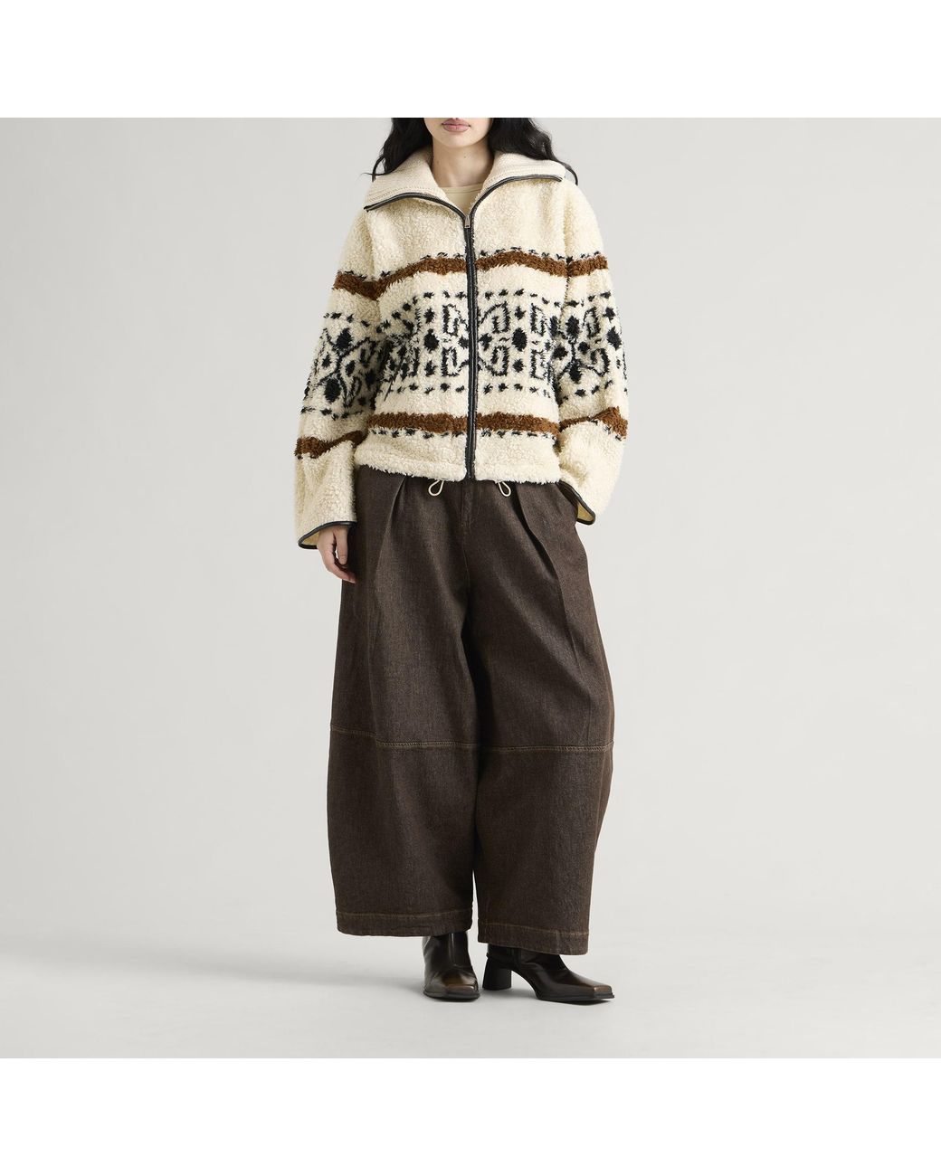 Isabel Marant Natural Étoile Lijka Fleece Jacket