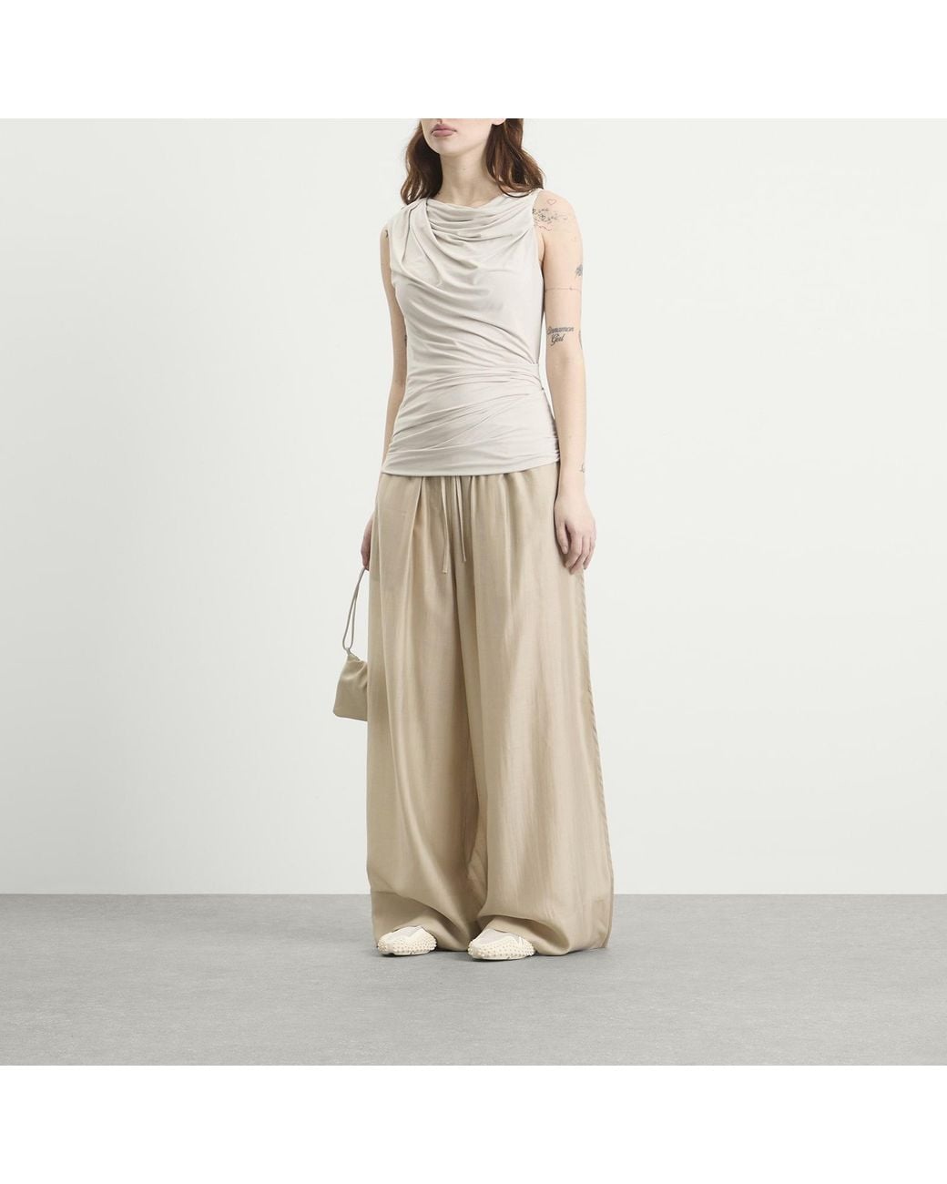 Entire studios Natural Vento Wide Leg Pants
