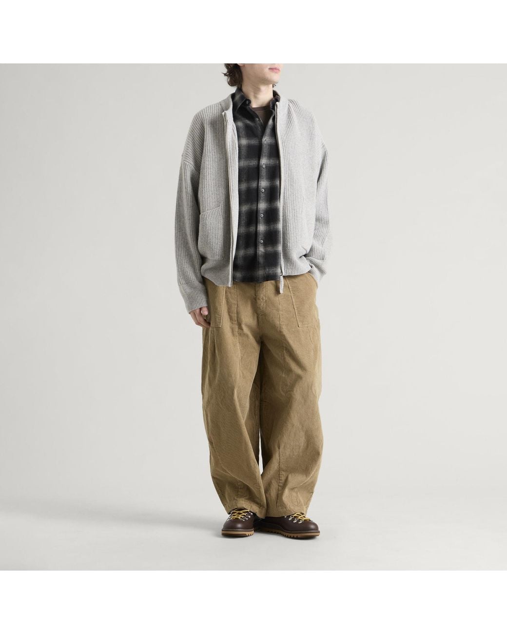 FRIZMWORKS Black Ombre Check Shirt for men