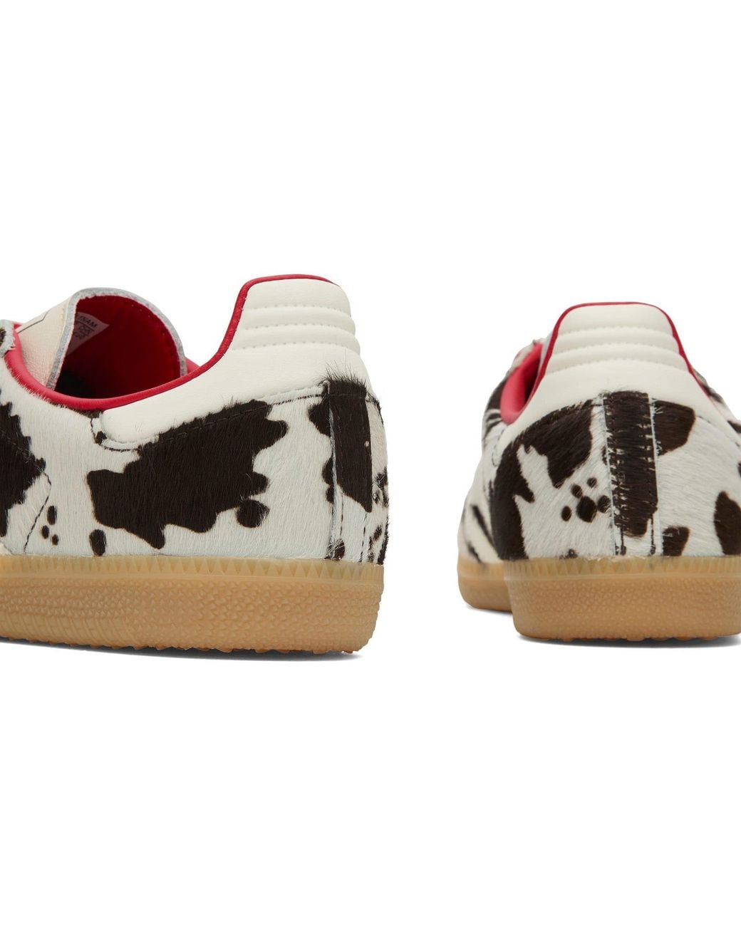 Adidas Red Samba Og Cow Sneakers
