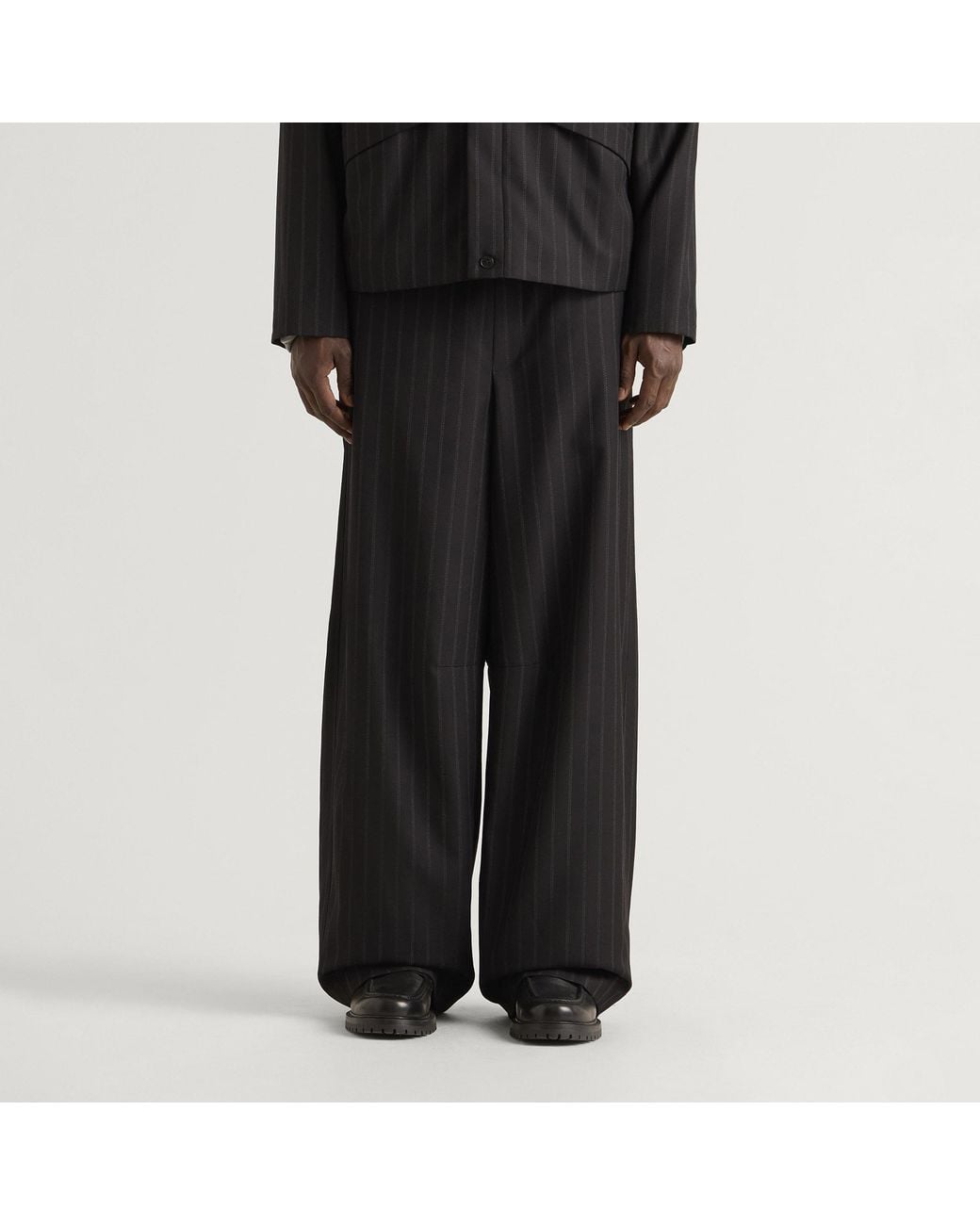 Samsøe & Samsøe Black End. X Saeryx Wide Elasticated Trousers for men