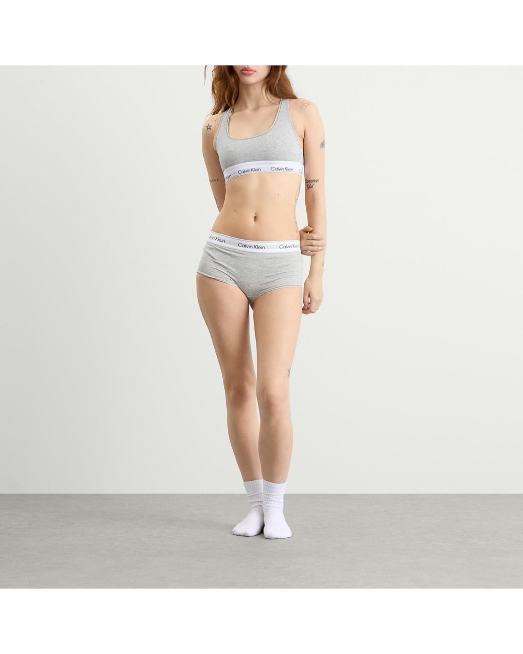 Calvin Klein Gray Icon Boy Short