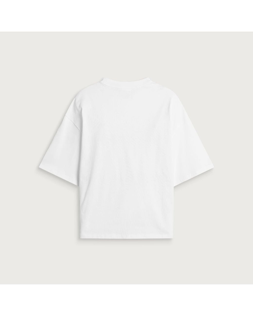 Bene Culture White Domino Stripe T-Shirt