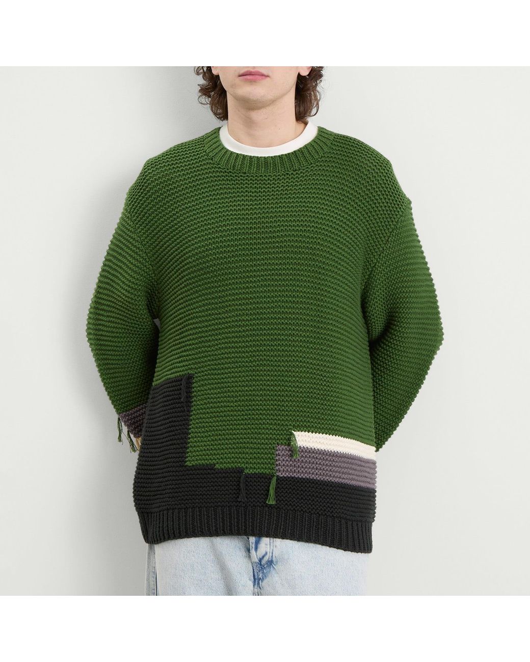 YMC Green Flint Crew for men