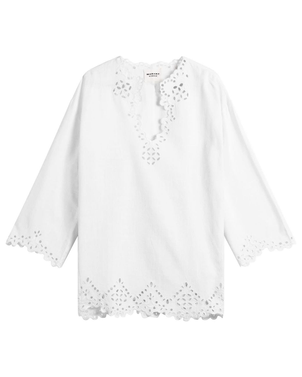 Isabel Marant White Sherazade Mini Dress