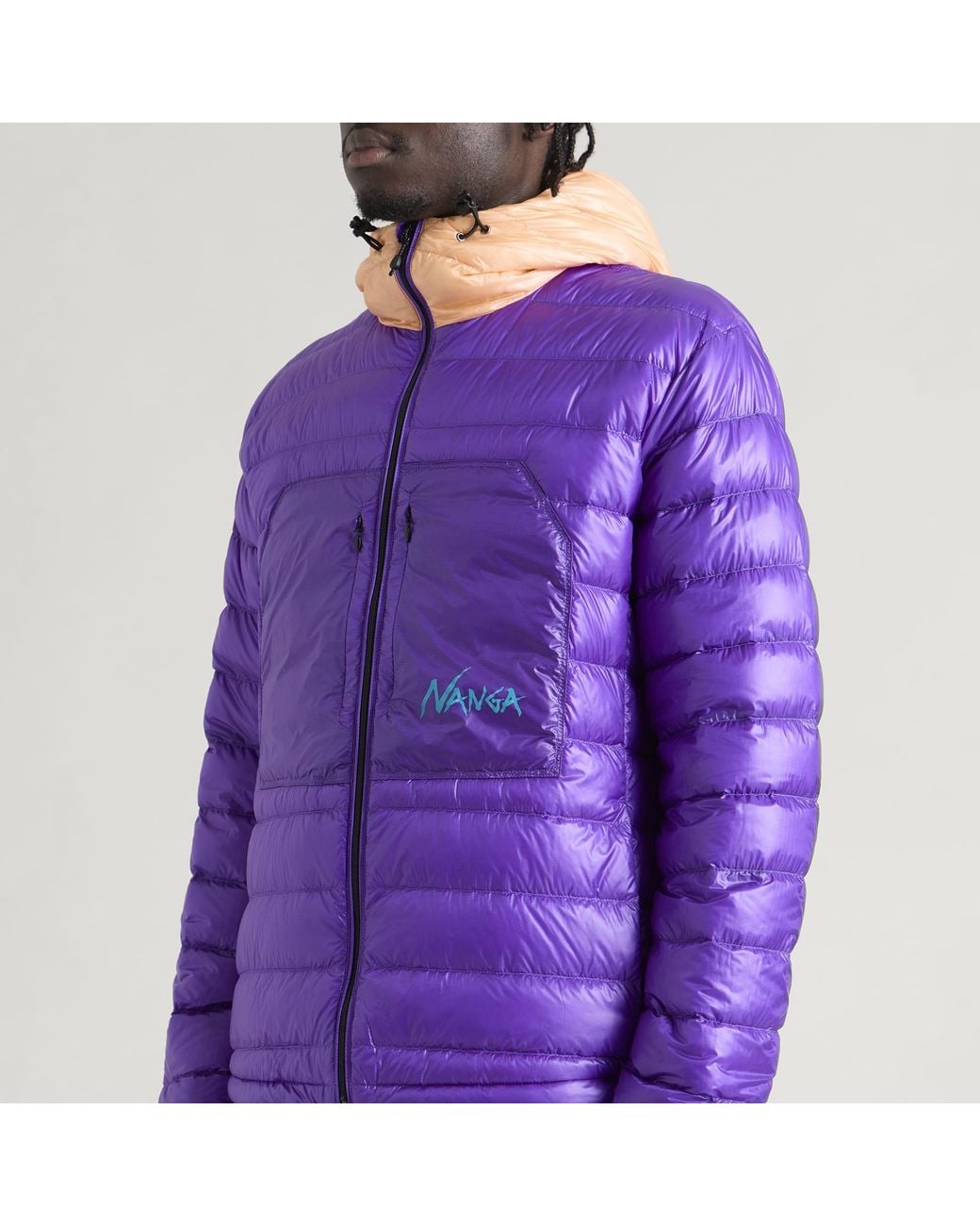 NANGA Purple Ultilight Packable Down Parka for men