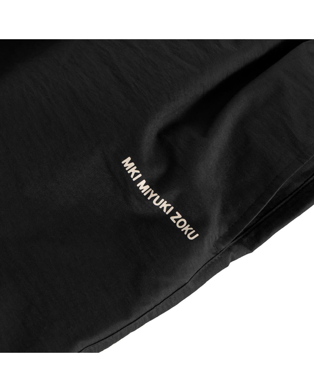 MKI Miyuki-Zoku Black Presented By End. Botanical Print Wide Leg Shorts for men