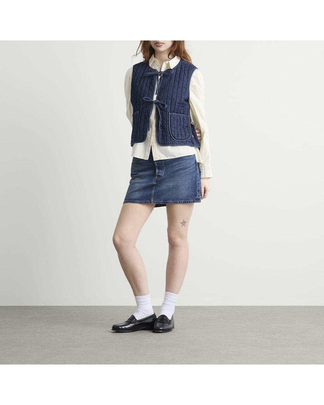 Levi's Blue Icon Skirt
