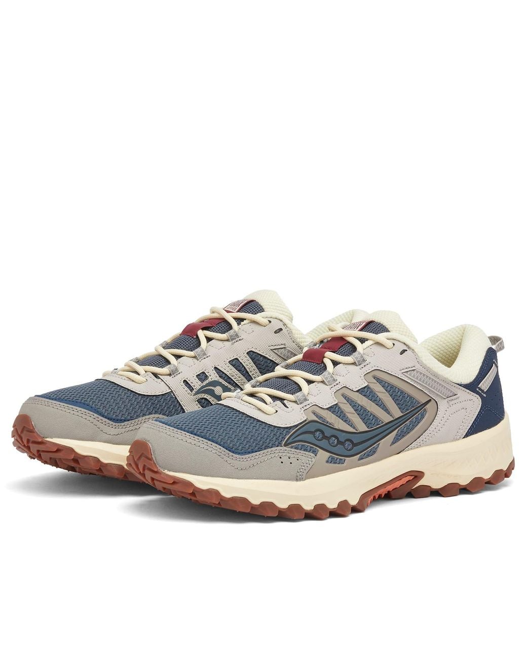 Saucony Originals Grid Shadow 2 trainers in grey and cream