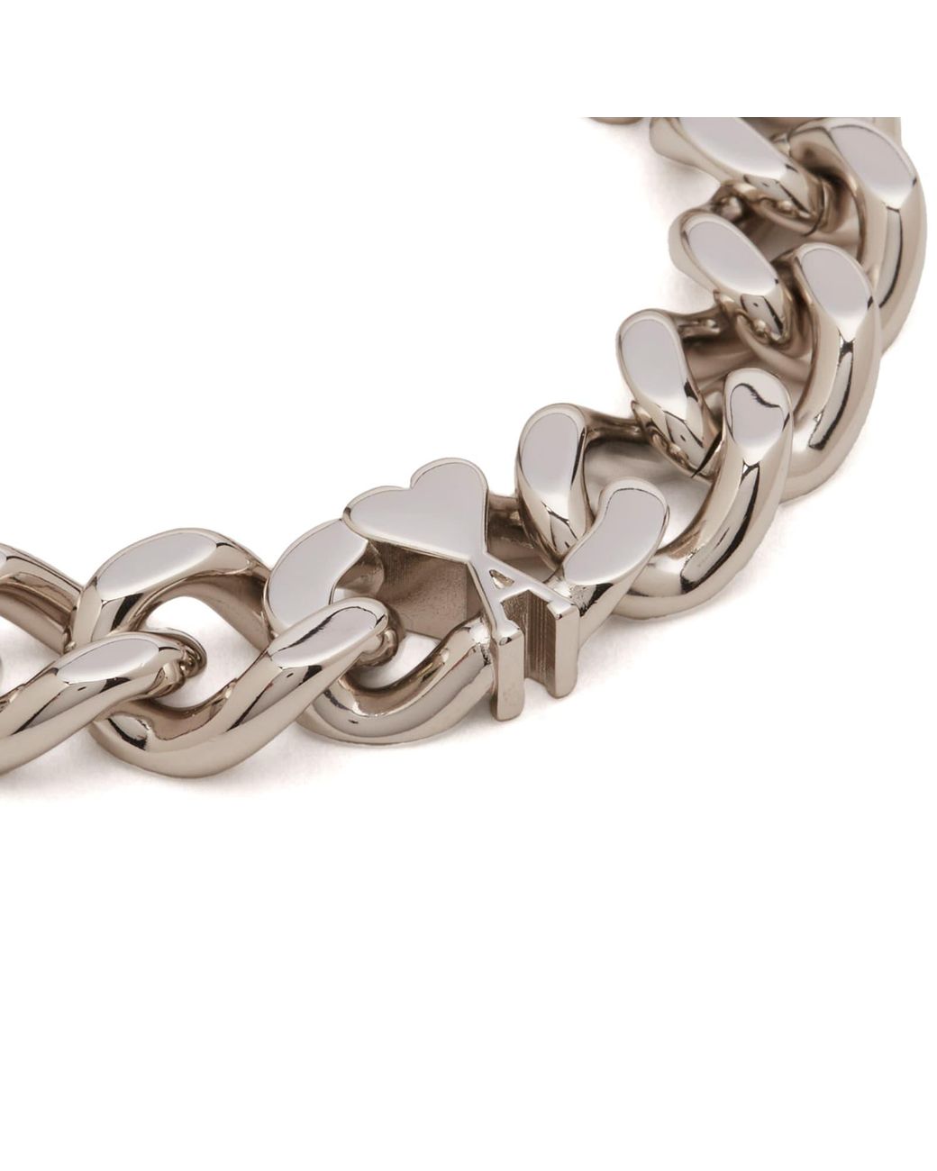 Ami Paris Adc Chain Bracelet in Metallic for Men | Lyst