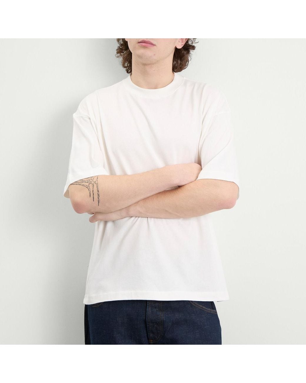 YMC White Triple T-Shirt for men